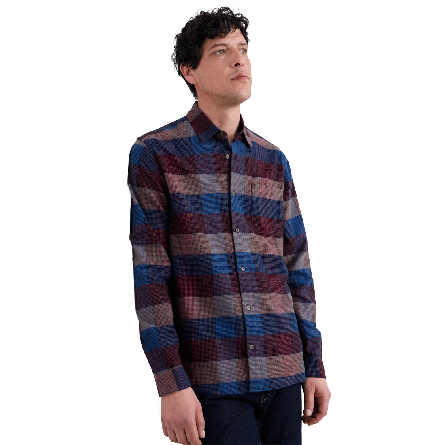 Seasalt Cornwall Fathomer Shirt Trystan Conker